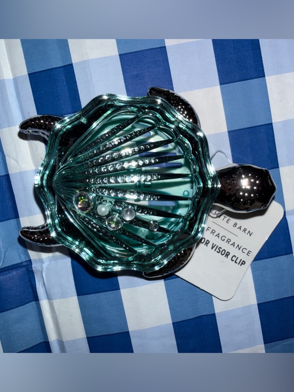 Turtle car visor and vent clip